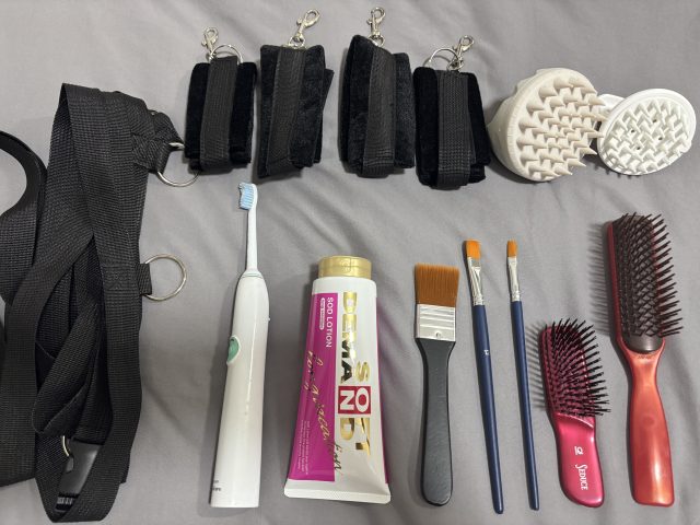 私のくすぐりグッズの一覧